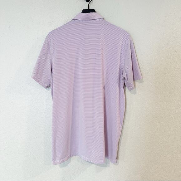 Greyson Polo‎ Shirt Mens Striped Collared Short Sleeve Tee Golf Preppy Size L - Picture 5 of 7